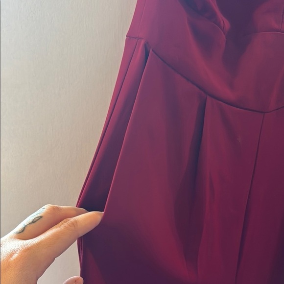 Lulu's Rich Red Jumpsuit - Picture 4 of 6